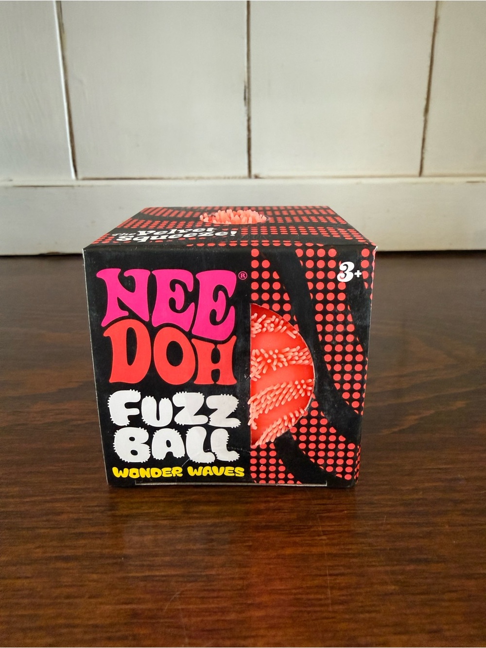 NeeDoh Fuzz Ball Wonder Waves - Coral Pink Sensory Toy